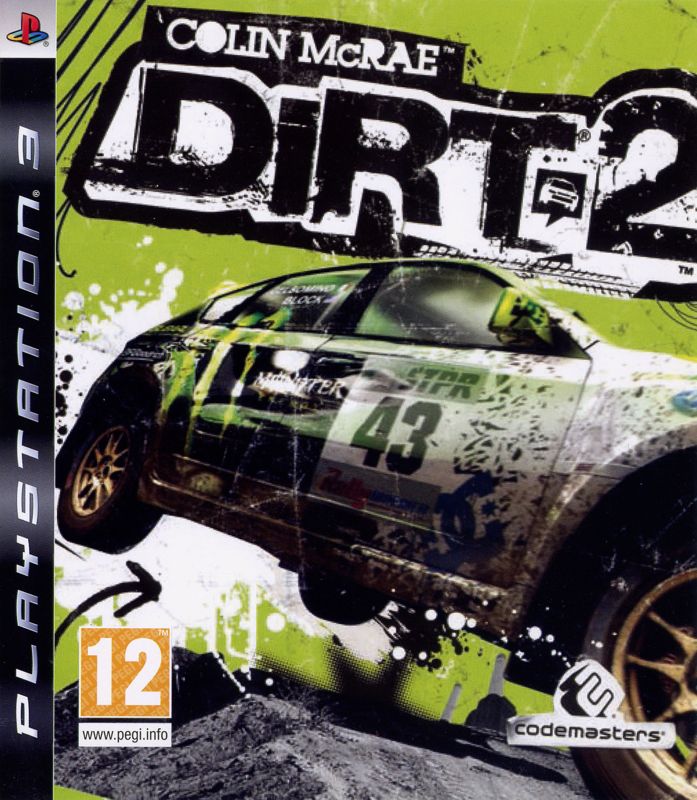 Dirt 2 box art for Playstation 3